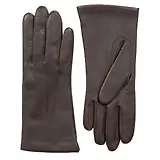 Thumbnail 4 of Dents Women's Emma Three-Point Lined Leather Gloves - Mocca