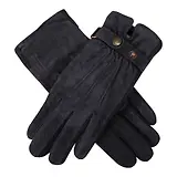 Thumbnail 1 of Dents Women's Laura Three-Point Fleece-Lined Suede Gloves - Navy
