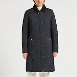 Thumbnail 2 of Joules Women's Rosewell Long Showerproof Longline Quilted Coat - Navy