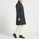 Thumbnail 6 of Joules Women's Rosewell Long Showerproof Longline Quilted Coat - Navy