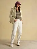 Thumbnail 4 of Joules Women's Hadlow Short Showerproof Padded Coat -  Neutral