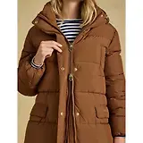 Thumbnail 4 of Joules Women's Matchday Longline Oversized Showerproof Coat - Toffee Brown