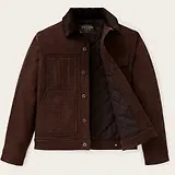 Thumbnail 3 of Filson Men's Spokane Insulated Short Cruiser Jacket - Merlot / Black Plaid