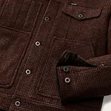 Thumbnail 4 of Filson Men's Spokane Insulated Short Cruiser Jacket - Merlot / Black Plaid