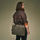 Thumbnail 2 of Filson Tin Cloth Compact Briefcase - Otter Green