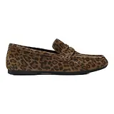 Thumbnail 1 of FitFlop Women's Delicato Suede Loafers - Leopard Print