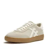 Thumbnail 6 of FitFlop Women's The Dash FF T-Toe Suede Trainers - Hazy Taupe / Cream