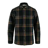 Thumbnail 1 of Fjällräven Men's Singi Flannel Overshirt - Dark Navy-Wood Brown