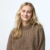 Thumbnail 4 of Fjällräven Women's Övik Solid Jacquard Knit - Light Beige