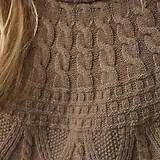 Thumbnail 5 of Fjällräven Women's Övik Solid Jacquard Knit - Light Beige