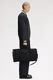 Thumbnail 4 of Fred Perry Leather Patch Barrel Bag - Black