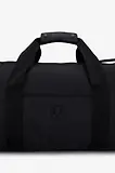 Thumbnail 8 of Fred Perry Leather Patch Barrel Bag - Black
