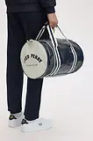Thumbnail 3 of Fred Perry Classic Barrel Bag - Navy Ecru