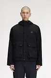 Thumbnail 2 of Fred Perry Men's Cropped Ripstop Parka - Black