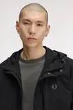 Thumbnail 8 of Fred Perry Men's Cropped Ripstop Parka - Black