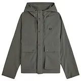 Thumbnail 1 of Fred Perry Men's Cropped Ripstop Parka - Field Green