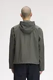 Thumbnail 4 of Fred Perry Men's Cropped Ripstop Parka - Field Green