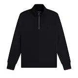 Thumbnail 1 of Fred Perry Men's Half Zip Sweatshirt - Navy / Brandy / Rich Brown