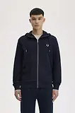 Thumbnail 2 of Fred Perry Men's Hooded Zip Through Sweatshirt - Navy