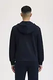 Thumbnail 4 of Fred Perry Men's Hooded Zip Through Sweatshirt - Navy