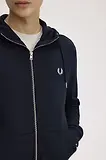 Thumbnail 7 of Fred Perry Men's Hooded Zip Through Sweatshirt - Navy