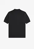 Thumbnail 7 of Fred Perry Men's Long Staple Cotton Knitted Shirt - Black