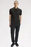 Thumbnail 4 of Fred Perry Men's M3600 Twin Tipped Shirt - Anchor Grey / Golden