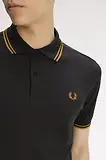 Thumbnail 7 of Fred Perry Men's M3600 Twin Tipped Shirt - Anchor Grey / Golden