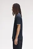 Thumbnail 3 of Fred Perry Men's M3600 Twin Tipped Shirt - Dark Airforce / Ecru / Seagrass