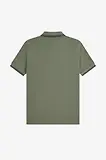 Thumbnail 7 of Fred Perry Men's M3600 Twin Tipped Shirt - Laurel Wreath Green / Black