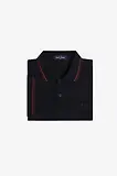 Thumbnail 8 of Fred Perry Men's M3600 Twin Tipped Shirt - Navy / Brandy / Rich Brown