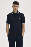 Thumbnail 5 of Fred Perry Men's M3600 Twin Tipped Shirt - Navy / White
