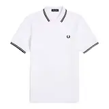 Thumbnail 1 of Fred Perry Men's M3600 Twin Tipped Shirt - White