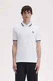 Thumbnail 2 of Fred Perry Men's M3600 Twin Tipped Shirt - White