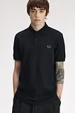 Thumbnail 4 of Fred Perry Men's M6000 Shirt - Black / Laurel Wreath Green