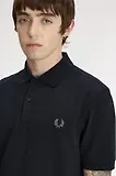 Thumbnail 5 of Fred Perry Men's M6000 Shirt - Black / Laurel Wreath Green