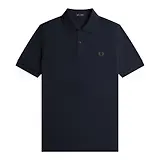 Thumbnail 1 of Fred Perry Men's M6000 Shirt - Navy / Rich Brown