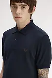 Thumbnail 5 of Fred Perry Men's M6000 Shirt - Navy / Rich Brown