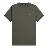 Thumbnail 1 of Fred Perry Men's Ringer T-Shirt - Field Green