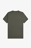 Thumbnail 6 of Fred Perry Men's Ringer T-Shirt - Field Green