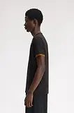 Thumbnail 3 of Fred Perry Men's Twin Tipped T-Shirt - Anchor Grey / Golden