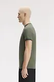 Thumbnail 3 of Fred Perry Men's Twin Tipped T-Shirt - Laurel Wreath Green / Black