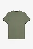 Thumbnail 6 of Fred Perry Men's Twin Tipped T-Shirt - Laurel Wreath Green / Black