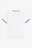 Thumbnail 8 of Fred Perry Men's Twin Tipped T-Shirt - White