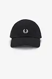 Thumbnail 6 of Fred Perry Piqué Classic Cap - Charcoal Marl / Ecru / Ecru