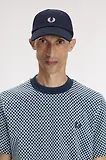 Thumbnail 2 of Fred Perry Piqué Classic Cap - Navy / Snow White