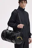 Thumbnail 2 of Fred Perry Tonal Classic Barrel Bag - Black / Gold