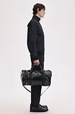 Thumbnail 4 of Fred Perry Tonal Classic Barrel Bag - Black / Gold