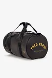 Thumbnail 5 of Fred Perry Tonal Classic Barrel Bag - Black / Gold