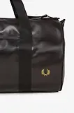 Thumbnail 8 of Fred Perry Tonal Classic Barrel Bag - Black / Gold
